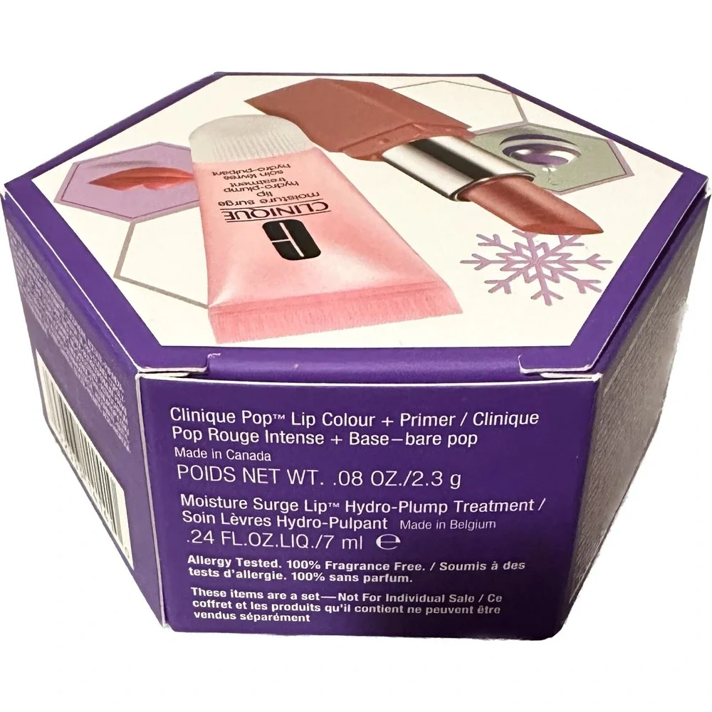 Clinique 2-Pc Lip Luxury Gift Set Travel Size.
